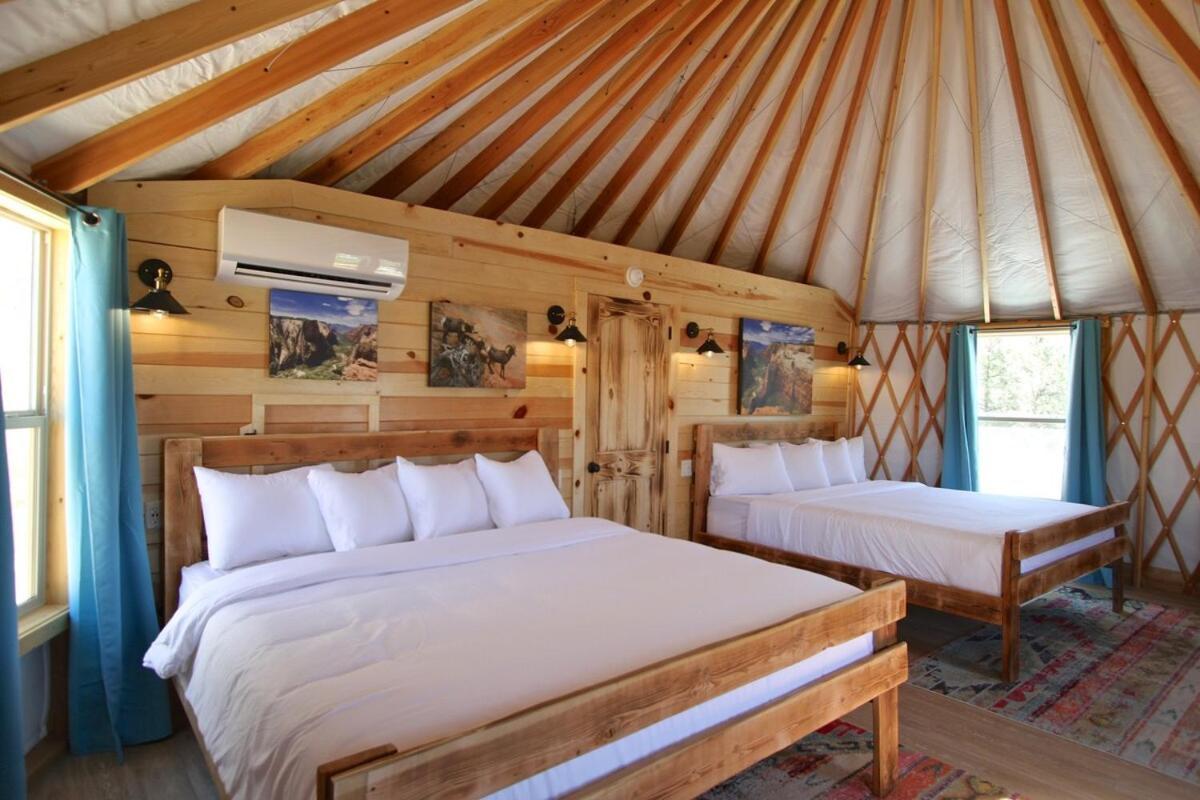 Yurt Overlook #10 With Ac And Private Bath 2 Kings Villa Orderville Exteriör bild